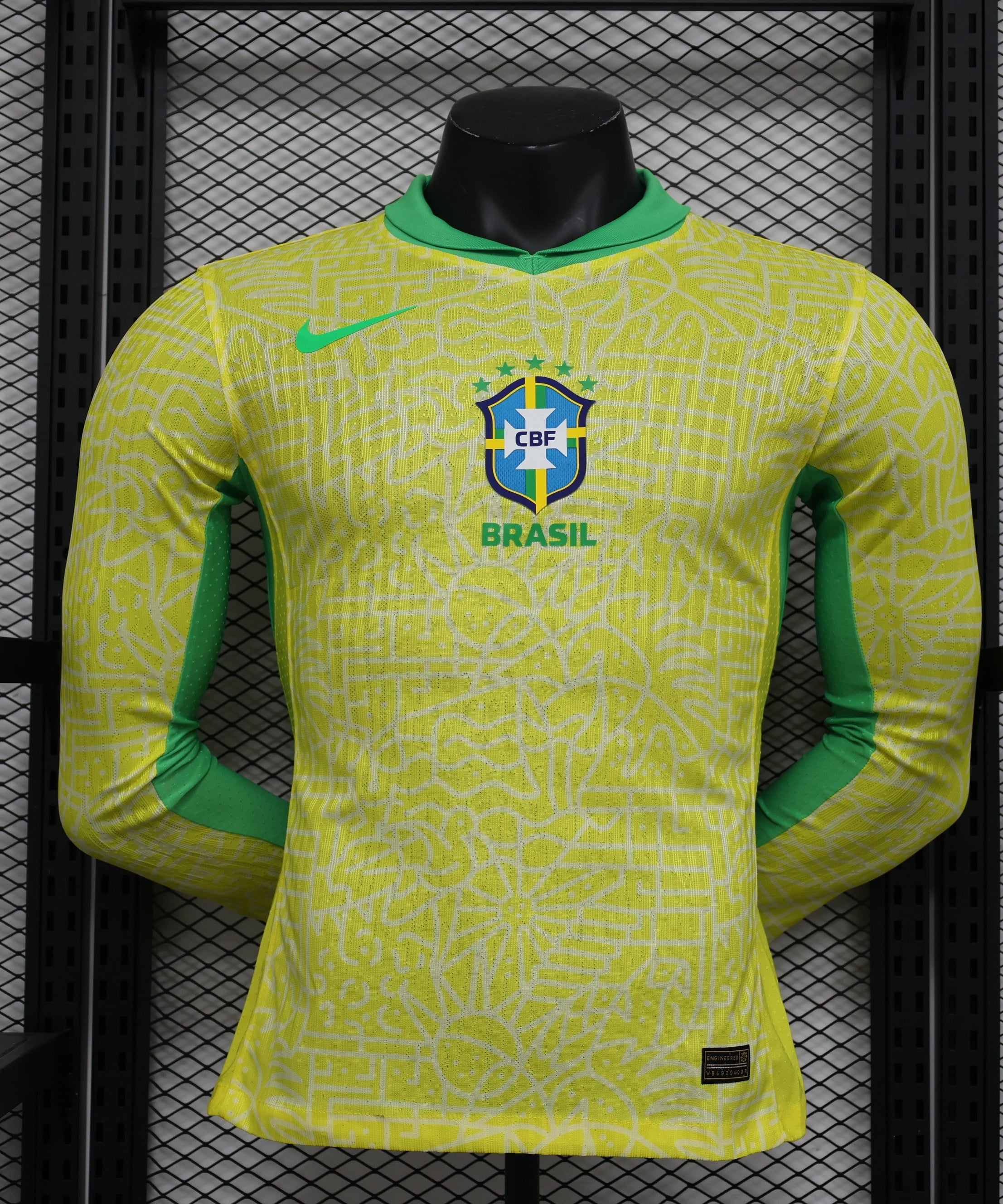 Brazil 2024-2025 Home Kit Long Sleeve