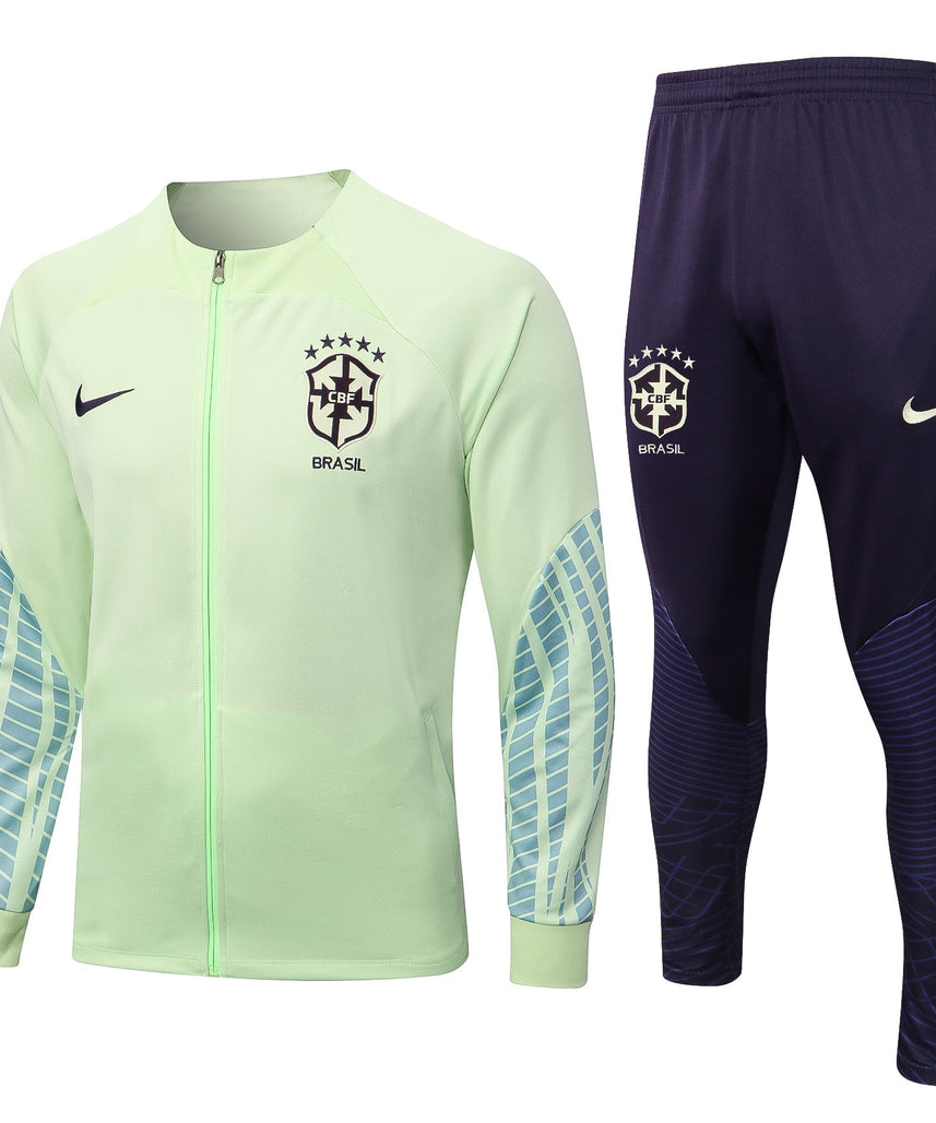 Brazil Violet and Light Green Tracksuit