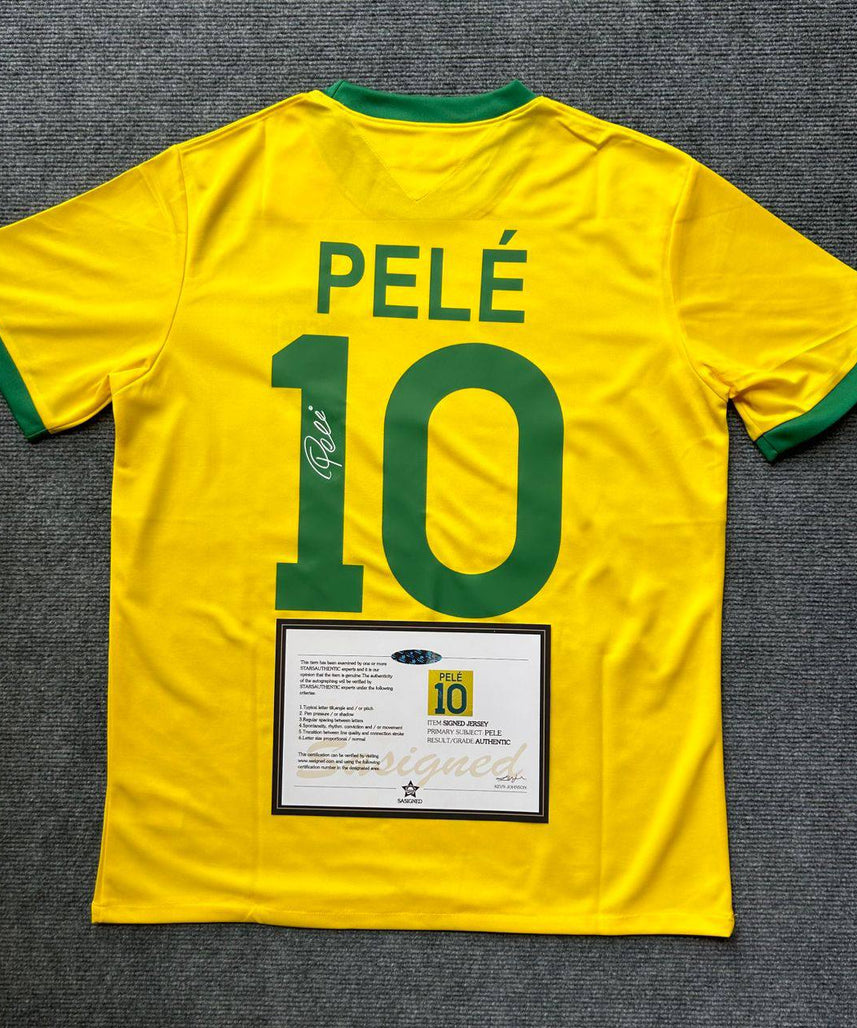 Brazil "Pele" Signed Shirt